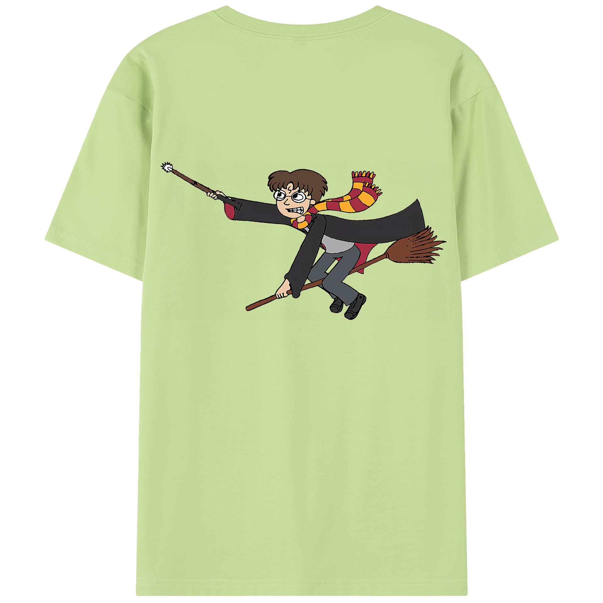 （画像用） Harry Potter ハリー・ポッターシリーズ 綿100％半袖Tシャツ（背面プリント）